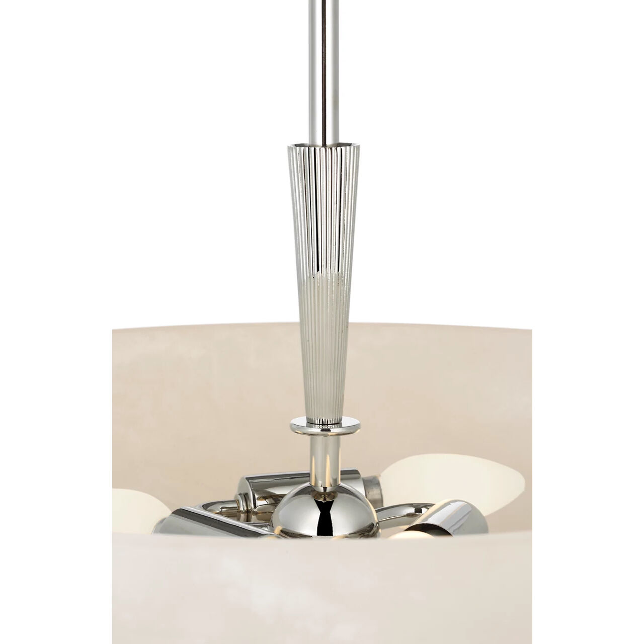 AERIN Pascal LED 19 inch Polished Nickel Bowl Pendant Ceiling Light