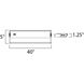 CounterMax MX-X120 120 Xenon 40 inch Satin Nickel Under Cabinet