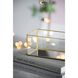 Anita 5 inch Clear/Gold Box