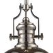 Chadwick 1 Light 13 inch Polished Nickel Pendant Ceiling Light in Incandescent