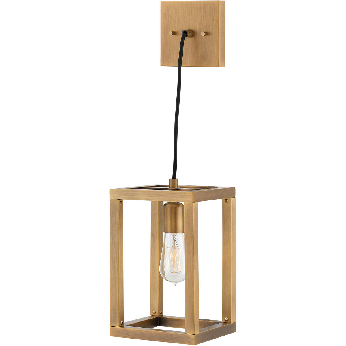 Ensemble 1 Light 7 inch Brushed Bronze Pendant Ceiling Light