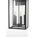 Kaysen 4 Light 21 inch Black Outdoor Wall Sconce
