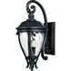 Camden VX 3 Light 29 inch Black Outdoor Wall Mount