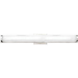 Acclaim LED 30 inch Polished Nickel Vanity Light Wall Light, Vertical