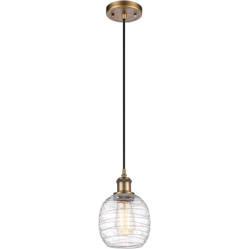 Ballston Belfast 1 Light 6 inch Brushed Brass Mini Pendant Ceiling Light