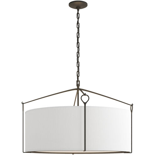 Bow 4 Light 30 inch Natural Iron Pendant Ceiling Light in Natural Anna, Large