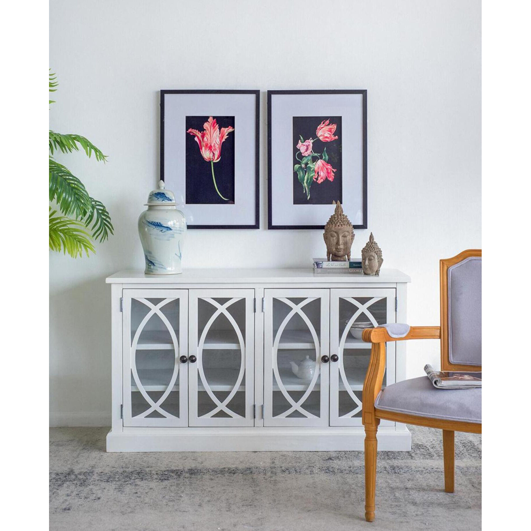 Koi 18.9 X 9.4 inch Vase