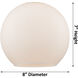 Ballston Athens Cased Matte White Glass, Ballston