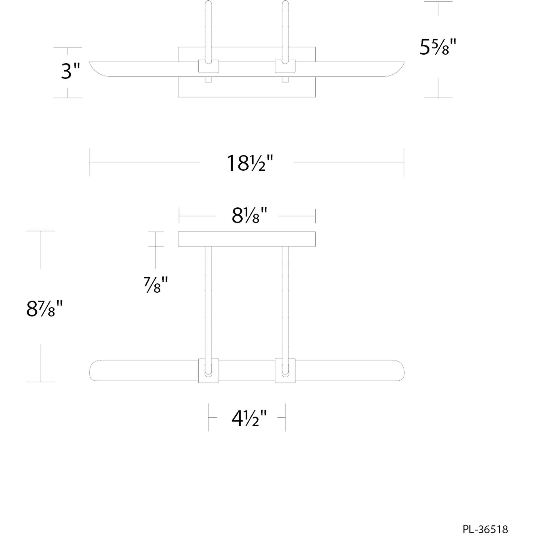 Ansel Indoor Wall Lighting in 2700K, Aged Brass