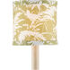 Aviary Moss and Ivory 5 inch Drum Chandelier Shade