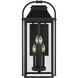 Sean Lavin Wellsworth 4 Light 26.88 inch Textured Black Outdoor Wall Lantern