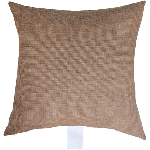 Dann Foley 24 inch Brown Decorative Pillow