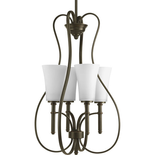 Flirt 4 Light 17 inch Antique Bronze Hall & Foyer Ceiling Light