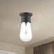 Alora Mood Marcel 1 Light 4.75 inch Matte Black Semi Flush Mount Ceiling Light