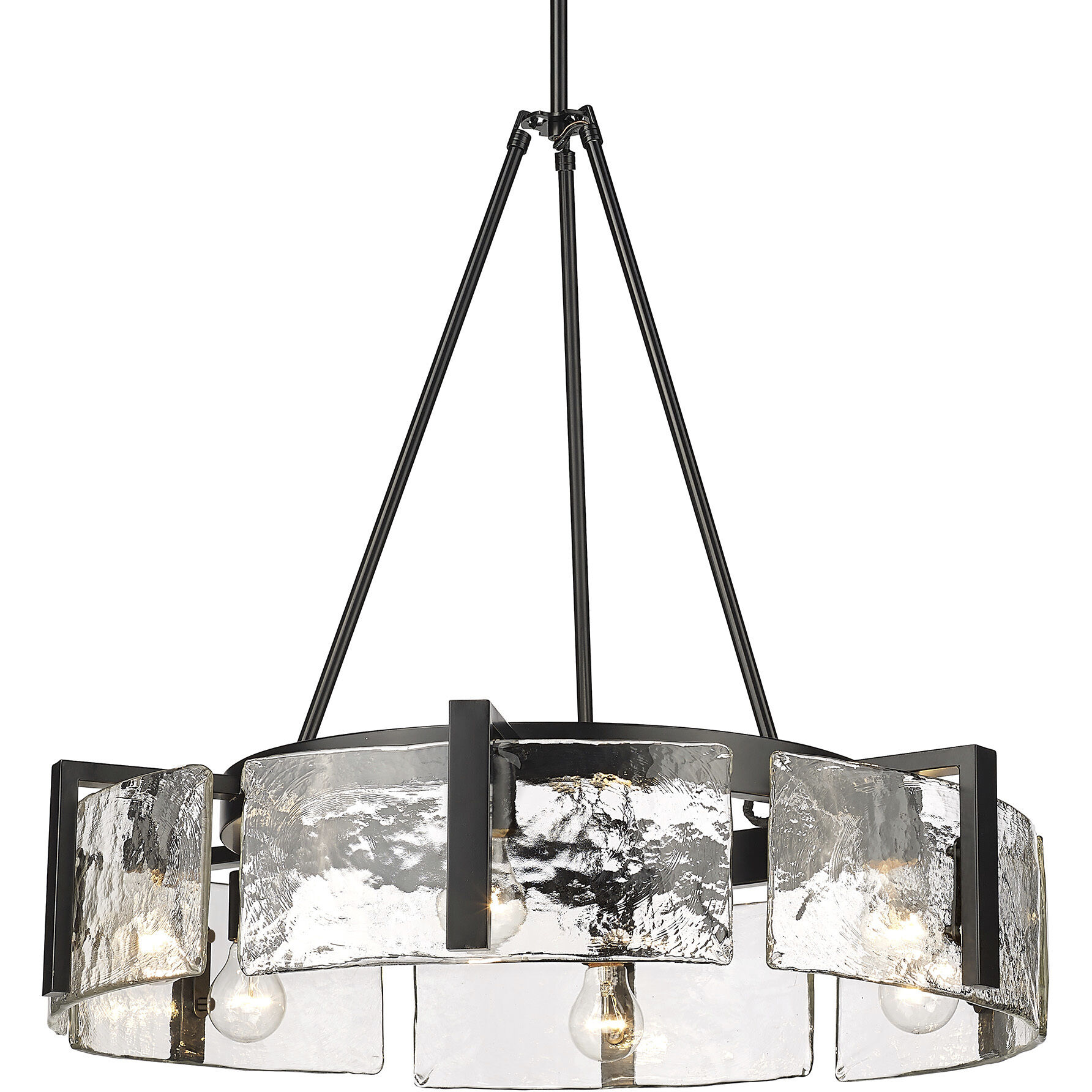 Aenon 27.75 inch 60.00 watt Matte Black Chandelier Ceiling Light
