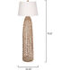 Kauai 73.5 inch 60.00 watt Natural Floor Lamp Portable Light