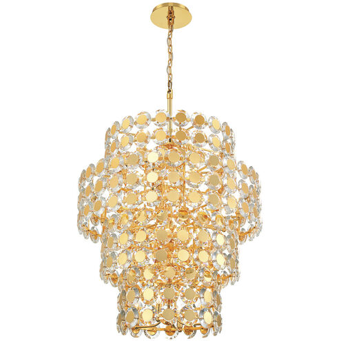 Perrene 24 Light 31.5 inch Gold Chandelier Ceiling Light