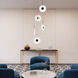 Meclisse LED 22 inch Satin Black Pendant Ceiling Light
