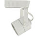 Signature 1 Light 12V White Track Fixture Ceiling Light, Adjustable