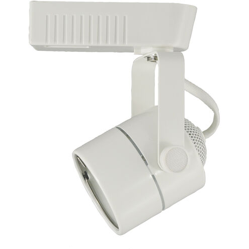 Signature 1 Light 12V White Track Fixture Ceiling Light, Adjustable