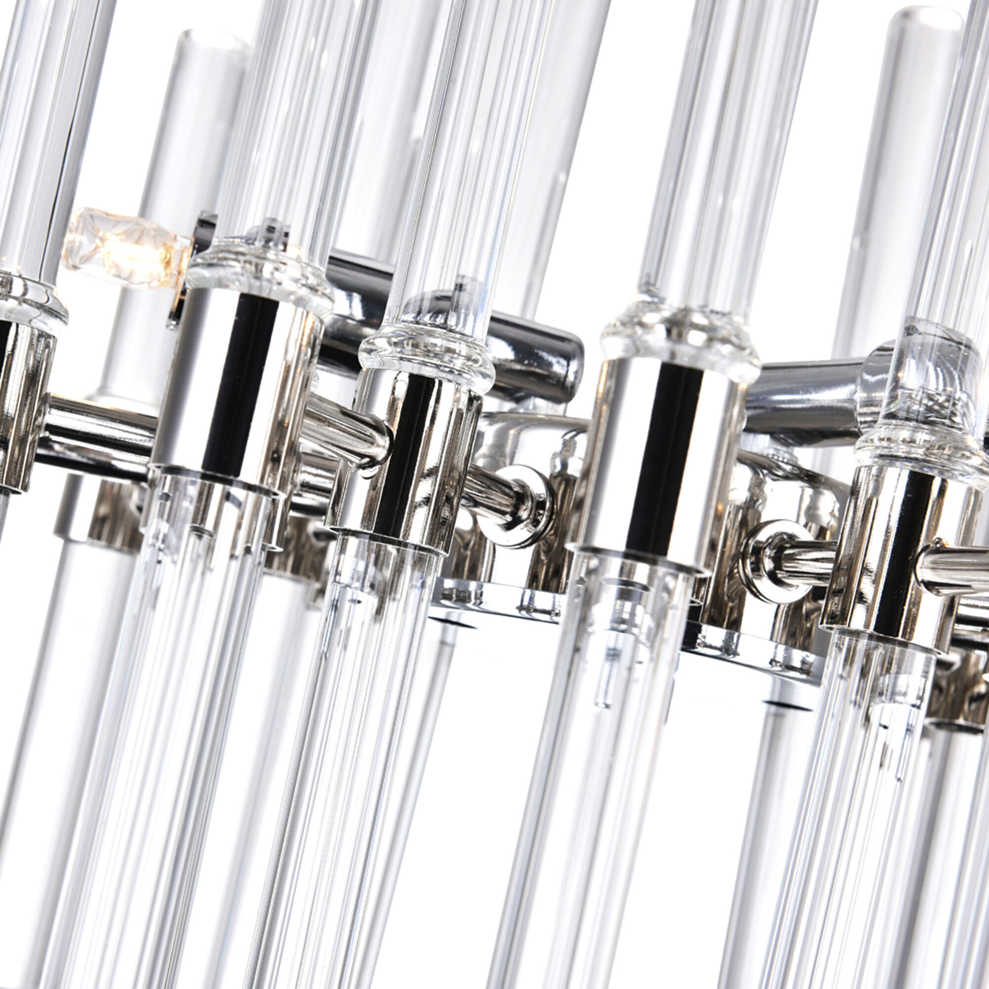 Miroir 3 Light 10 inch Polished Nickel Mini Chandelier Ceiling Light