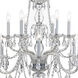 Traditional Crystal 12 Light 31 inch Polished Chrome Chandelier Ceiling Light in Clear Italian