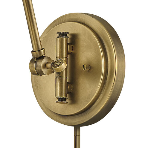 Arti 1 Light 7.75 inch Heritage Brass Indoor Wall Sconce Wall Light