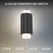 Caviar LED 7 inch Basalt Stone and Black Mini-Pendant Ceiling Light in 3500K, Bassalt Stone and Black
