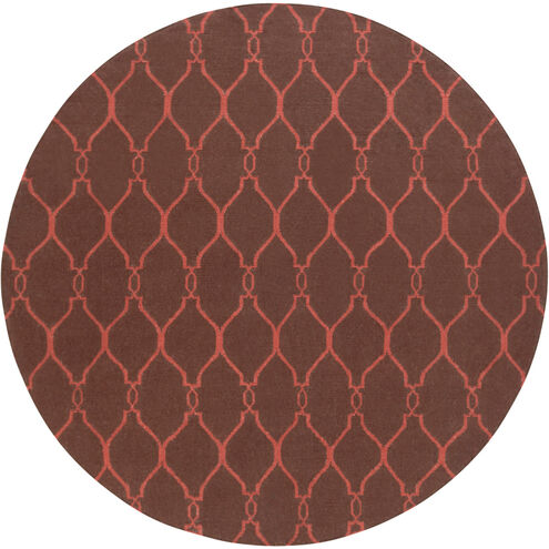 Fallon 96 X 96 inch Camel, Bright Red Rug