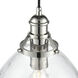 Khrisa 1 Light 12.75 inch Polished Nickel Indoor Pendant Ceiling Light