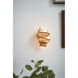 Delfina LED 9 inch Deluxe Gold Sconce Wall Light