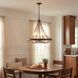 Mallory 5 Light 30 inch Fossil Stone Pendant Ceiling Light