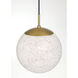 Langford 1 Light 12 inch Legacy Brass Pendant Ceiling Light