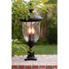 Carriage House DC 3 Light 29 inch Oriental Bronze Outdoor Pole/Post Lantern