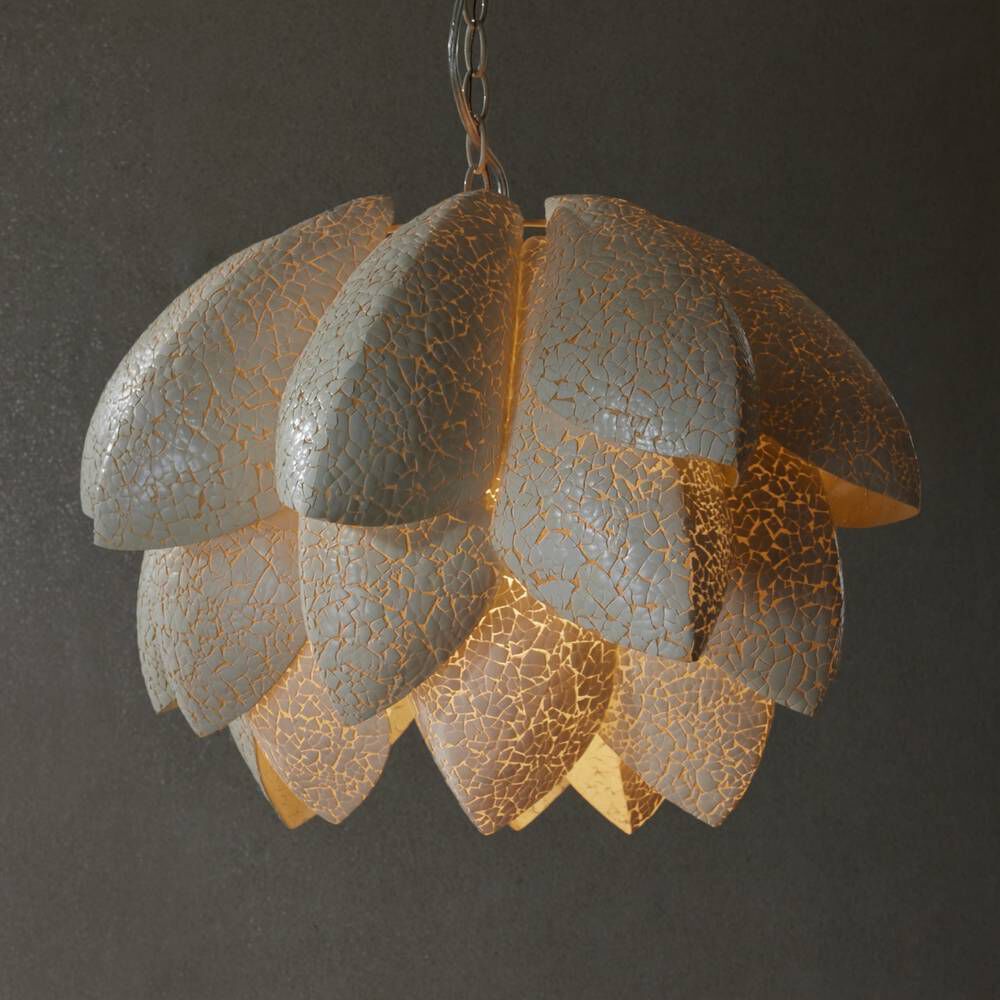 Ayana 24 inch Eggshell Resin Chandelier Ceiling Light
