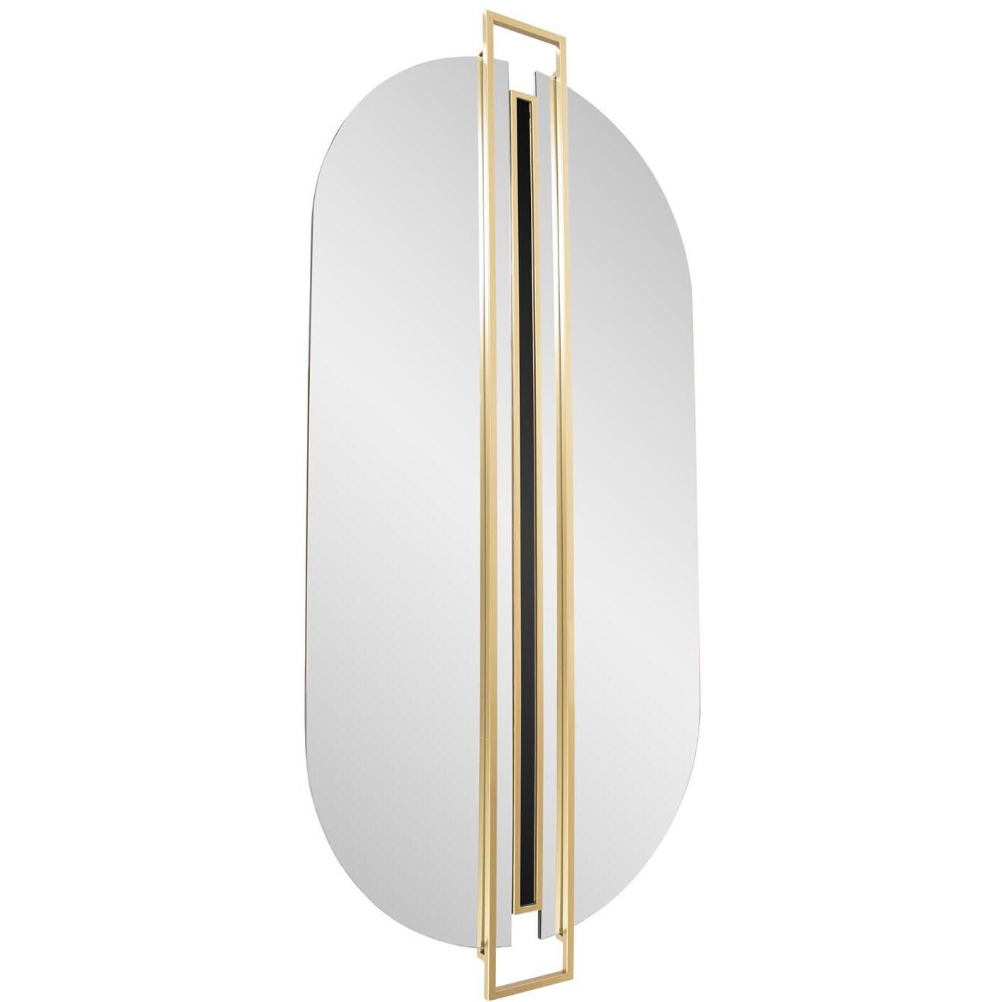 Trexell 71 X 32 inch Gold Mirror