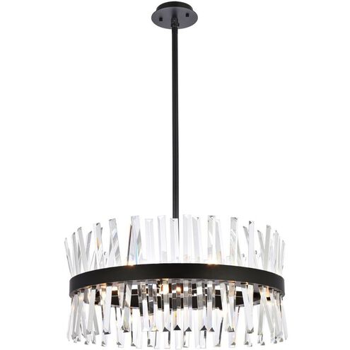 Serephina 14 Light 25 inch Black Pendant Ceiling Light