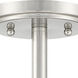 Bronson 2 Light 12 inch Brushed Nickel Semi-Flush Ceiling Light