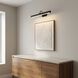 Loxen 15 watt 24 inch Midnight Black Picture Light Wall Light