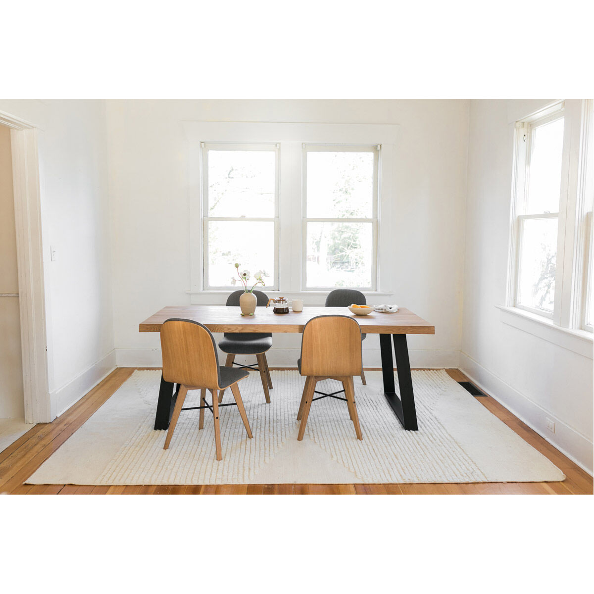 Mila 78.5 X 37.5 inch Natural Dining Table, Rectangular