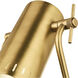 Ruehl 14 inch 9 watt Lacquered Brass Swing Arm Wall Sconce Wall Light