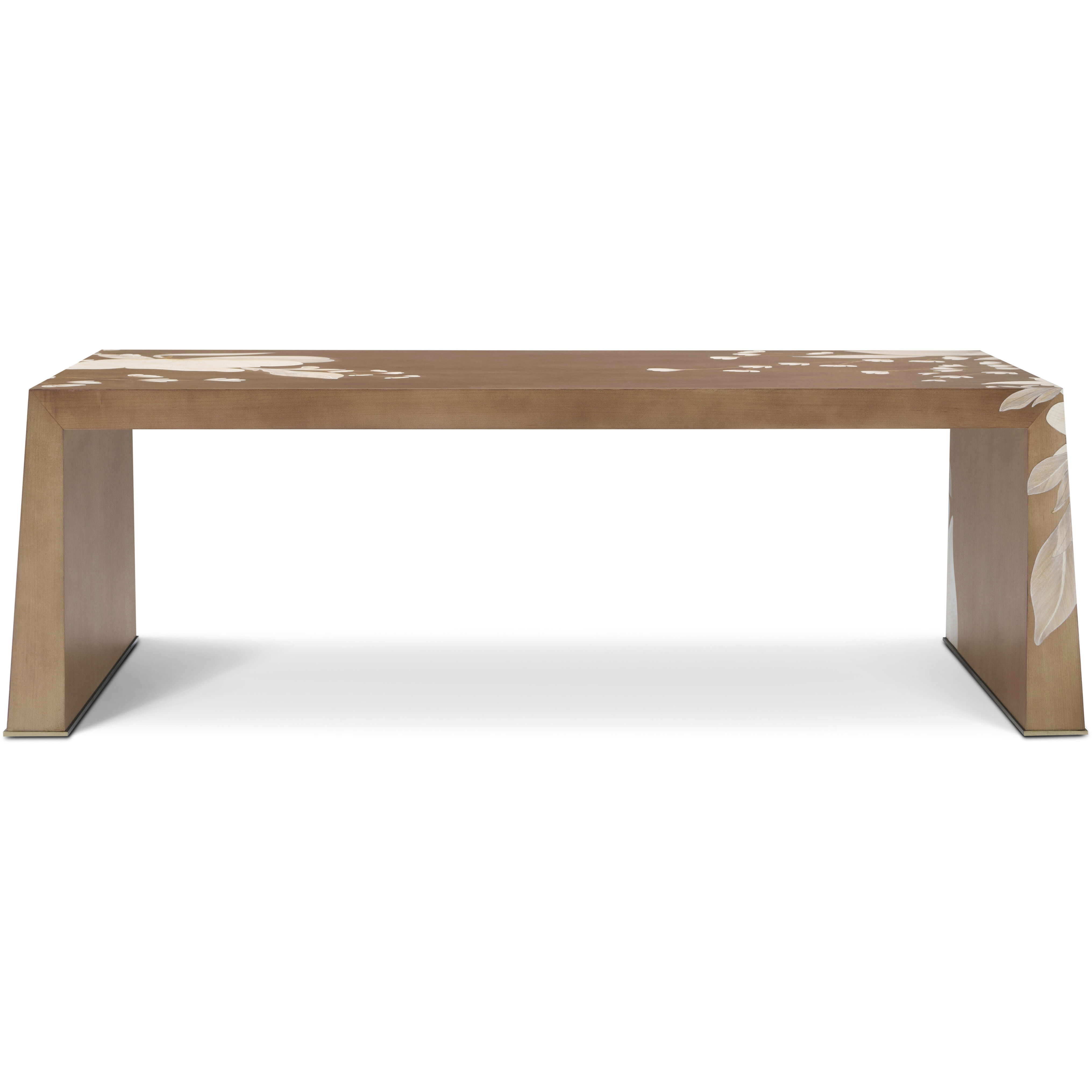 Bouquet 56 X 30.5 inch Toasted Cashew Cocktail Table, Wooden