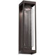 Outdoor Maison LED 26 inch Statuary Bronze Outdoor Sconce in Clear Hammered