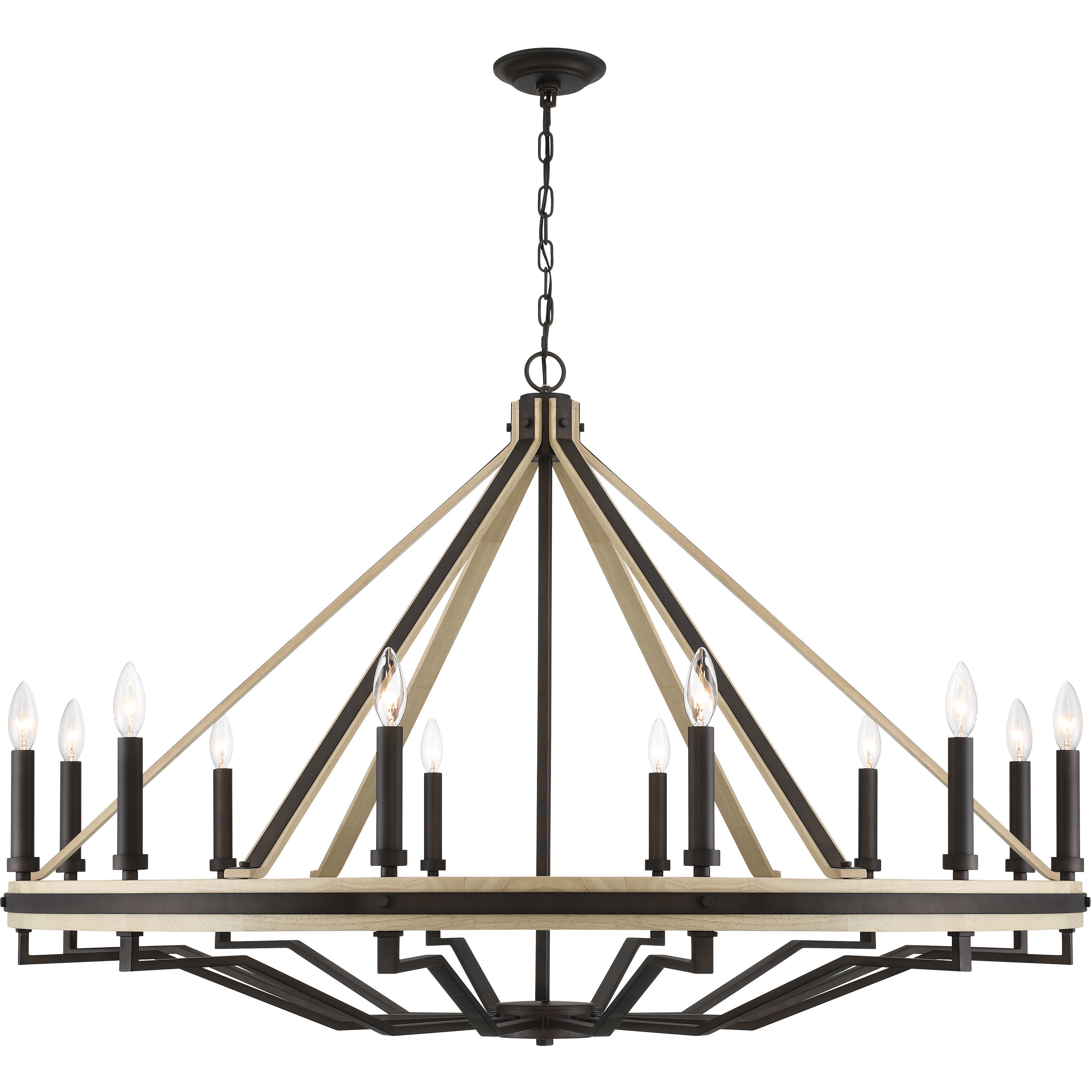 Sonoma 12 Light 47.75 inch Dark Bronze Chandelier Ceiling Light