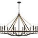 Sonoma 12 Light 47.75 inch Dark Bronze Chandelier Ceiling Light