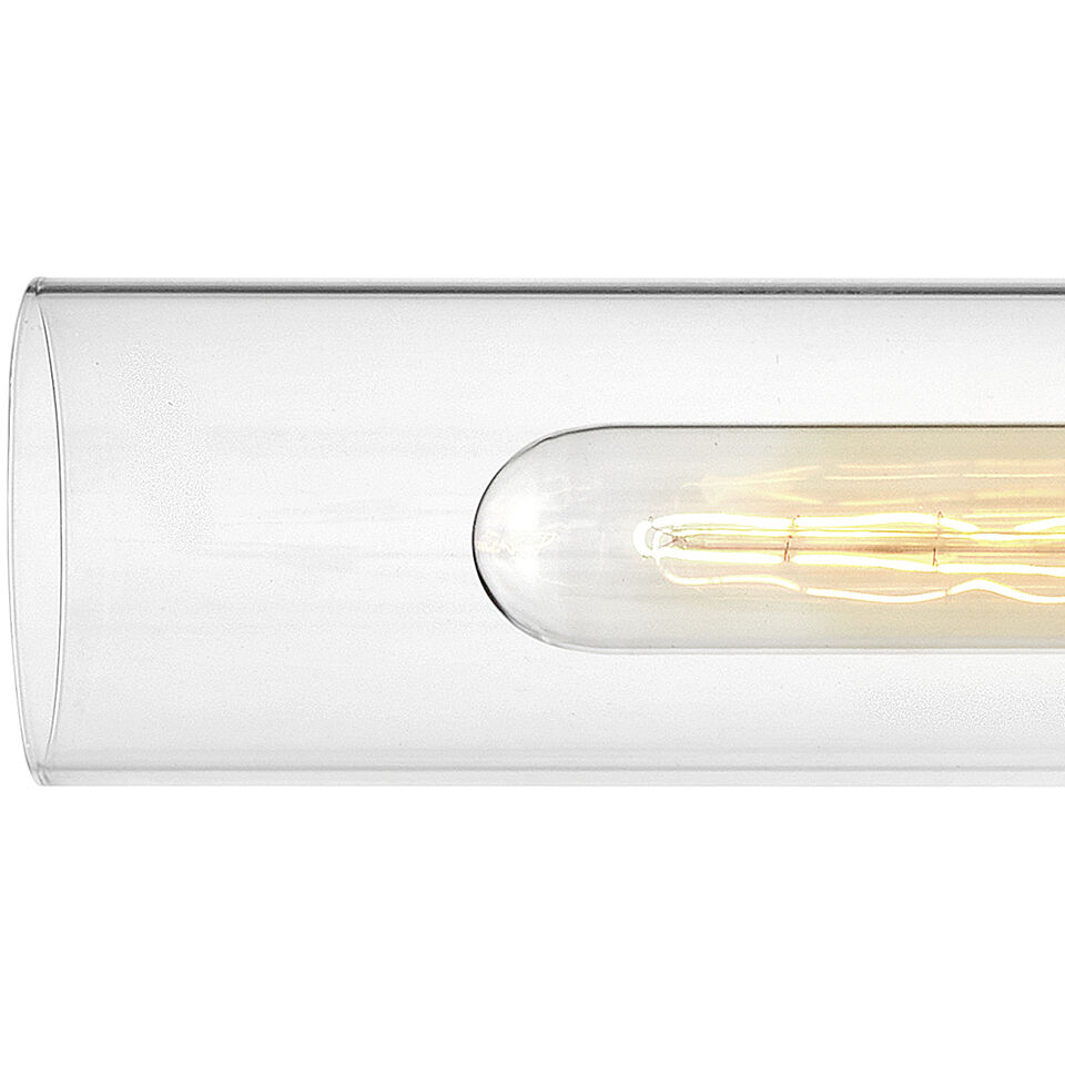 Ellison 22 inch Black with Brushed Nickel Vanity Light Wall Light in Black / Brushed Nickel