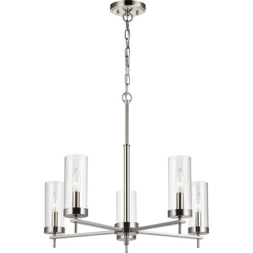 Sean Lavin Zire 5 Light 26 inch Brushed Nickel Chandelier Ceiling Light