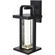 Uriah 1 Light 16 inch Black Outdoor Wall Sconce