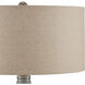 Alameda 23 inch 75 watt Gray and Polished Brass Table Lamp Portable Light