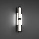 Conan LED 4 inch Basalt Stone and Black ADA Wall Sconce Wall Light